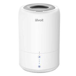 LEVOIT Top Fill Humidifier, BPA Free, Ultrasonic Cool Mist Humidifier for Bedroom Baby; Quiet Essential Oil Diffuser; Smart Sleep Mode, No Filter, 3 Mist Levels, Waterless Auto Shut Off, 1.8L